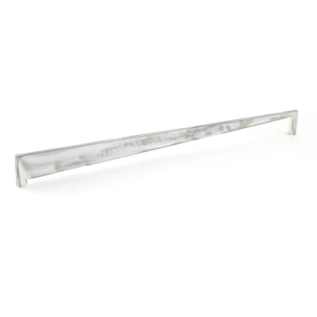Richelieu 12 5/8 in (320 mm) Center-to-Center Brushed Industrial White Contemporary Cabinet Pull 681132031