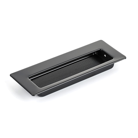 Richelieu Matte Black Contemporary Recessed Cabinet Pull 686900