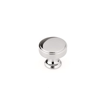 Richelieu 1 9/16 in (40 mm) Polished Nickel Transitional Cabinet Knob 688440180