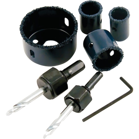 Richelieu (6-Piece) Carbide Grit Hole Saw Set 721091