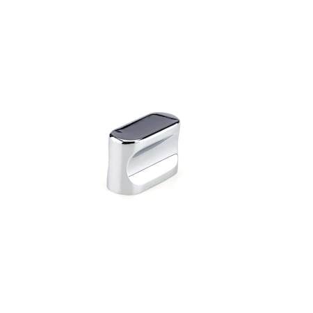 Richelieu 5/8 in (16 mm) Center-to-Center Chrome Contemporary Cabinet Pull 788616140