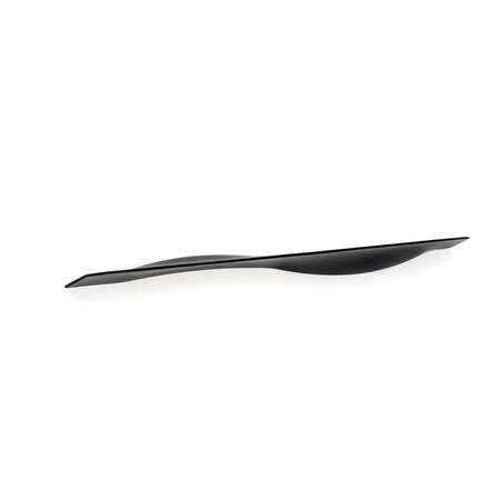 Richelieu 1 9/16 in to 7 7/8 in (40 mm to 200 mm) Center-to-Center Matte Black Contemporary Drawer Pull 7887200900