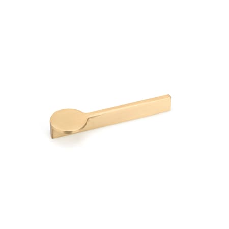 Richelieu 5 1/16 in (128 mm) Center-to-Center Brushed Gold Contemporary Cabinet Pull 7979128165