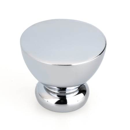 Richelieu 1 1/32 in (26 mm) Chrome Contemporary Cabinet Knob 798626140