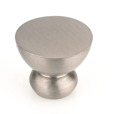 Richelieu 1 1/4 in (32 mm) Brushed Nickel Contemporary Cabinet Knob 798632195