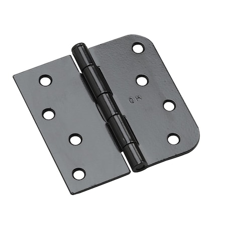 Richelieu 4inch 102 mm Full Mortise Combination Butt Hinge, Black 81822FBB