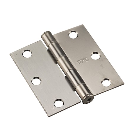 Richelieu 2Pack 3inch 76 mm Full Mortise Butt Hinge, Antique Nickel 820ANB