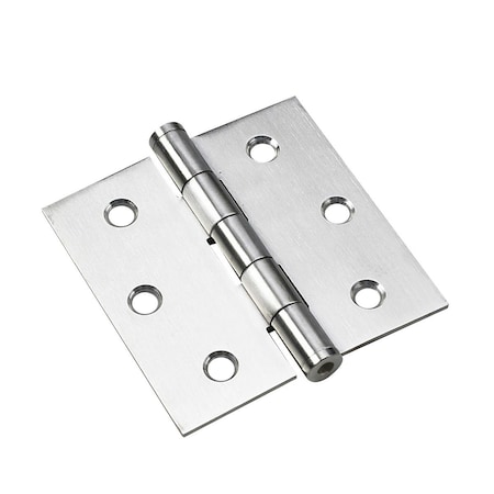 Richelieu 2Pack 3inch 76 mm Full Mortise Butt Hinge, Stainless Steel 820SSB