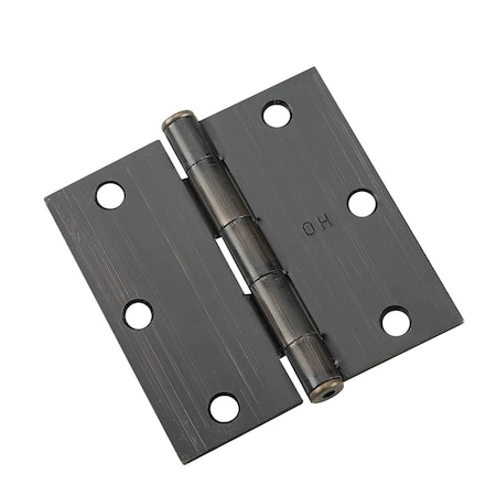 Richelieu 2Pack 3 12inch 89 mm Full Mortise Butt Hinge, OilRubbed Bronze 821ORBB