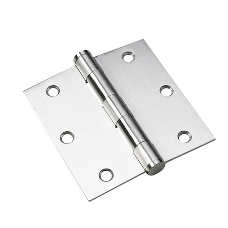 Richelieu 2Pack 3 12inch 89 mm Full Mortise Butt Hinge, Stainless Steel 821SSB