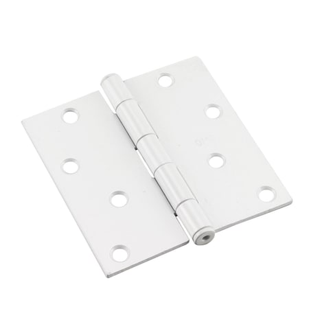 Richelieu 2Pack 4inch 102 mm Full Mortise Butt Hinge, White 822WB