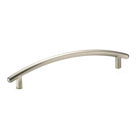 Richelieu 5 1/16 in (128 mm) Center-to-Center Brushed Nickel Contemporary Drawer Pull 8661195