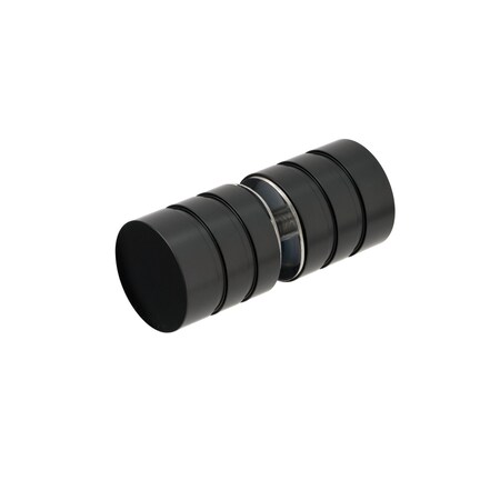 Richelieu 1 316inch 30 mm BacktoBack Glass Door Knob, Matte Black 8732R3030900