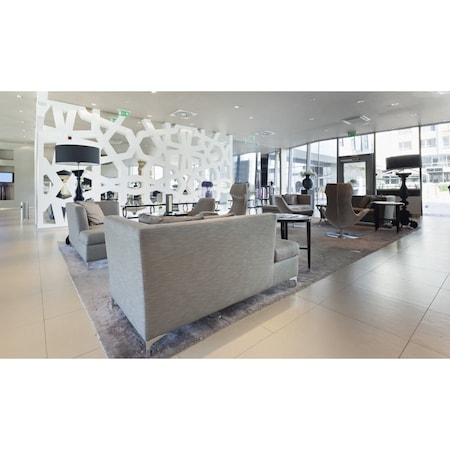 Richelieu Contemporary Furniture Leg, 4 3/16 in (106 mm), Brushed Nickel 915135100195