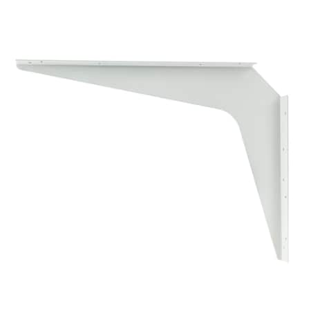 Richelieu 2-Pack Kolossus 18 in x 12 in Heavy-Duty Floating Desk Support Bracket, White 9910121830