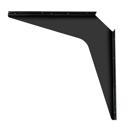 Richelieu 2-Pack Kolossus 18 in x 12 in Heavy-Duty Floating Desk Support Bracket, Black 9910121890