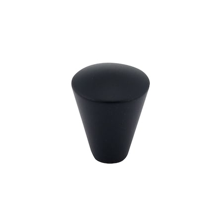 Richelieu 9/16 in (15 mm) Matte Black Contemporary Metal Cabinet Knob BP003015900