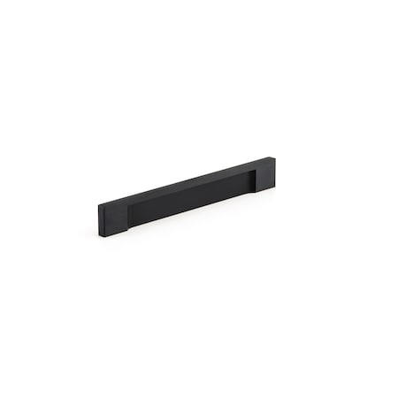 Richelieu 5 1/16 in (128 mm) Center-to-Center Brushed Black Contemporary Drawer Pull BP13101128990
