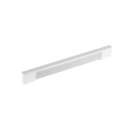 Richelieu 6 5/16 in (160 mm) Center-to-Center White Contemporary Drawer Pull BP1310116030