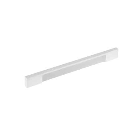 Richelieu 7 9/16 in (192 mm) Center-to-Center White Contemporary Drawer Pull BP1310119230