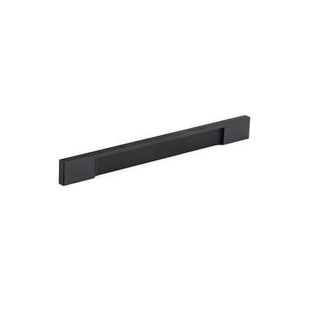 Richelieu 7 9/16 in (192 mm) Center-to-Center Brushed Black Contemporary Drawer Pull BP13101192990