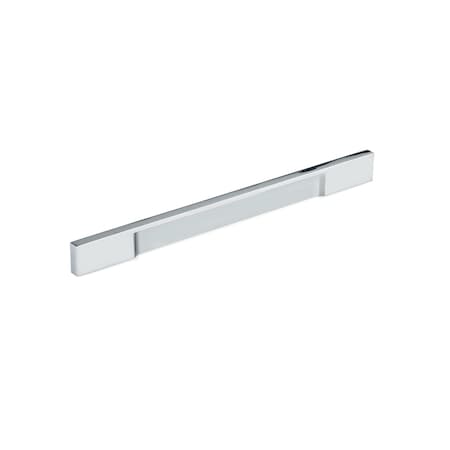 Richelieu 8 13/16 in (224 mm) Center-to-Center Chrome Contemporary Drawer Pull BP13101224140
