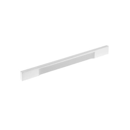 Richelieu 8 13/16 in (224 mm) Center-to-Center White Contemporary Drawer Pull BP1310122430