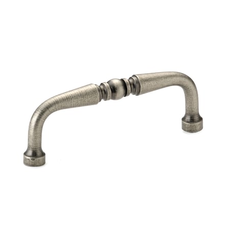 Richelieu 3 in. (76 mm) Center-to-Center Pewter Traditional Drawer Pull BP1450142