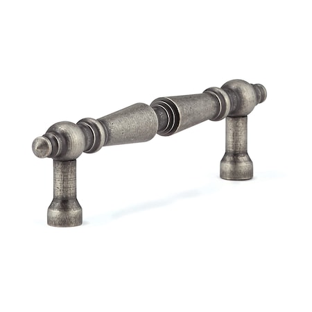 Richelieu 3-1/2 in. (89 mm) Center-to-Center Pewter Traditional Drawer Pull BP1454142
