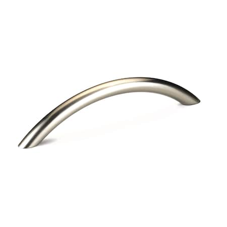 Richelieu 3-3/4 in. (96 mm) Center-to-Center Brushed Nickel Contemporary Drawer Pull BP15400195