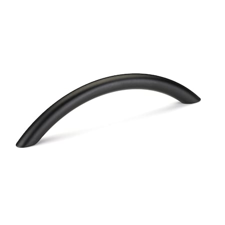 Richelieu 3-3/4 in. (96 mm) Center-to-Center Matte Black Contemporary Drawer Pull BP15400900
