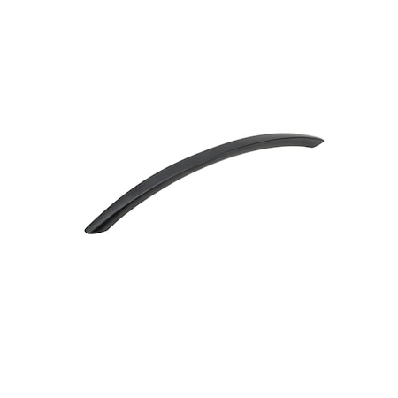 Richelieu 7 9/16 in (192 mm) Center-to-Center Matte Black Contemporary Drawer Pull BP163192900