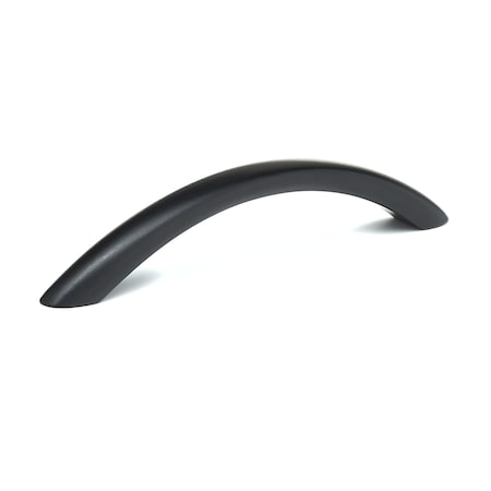 Richelieu 5-1/16 in. (128 mm) Center-to-Center Matte Black Contemporary Drawer Pull BP16338900