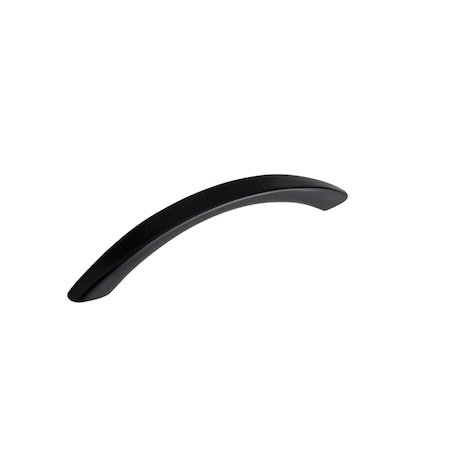 Richelieu 3 3/4 in (96 mm) Center-to-Center Matte Black Contemporary Drawer Pull BP16396900
