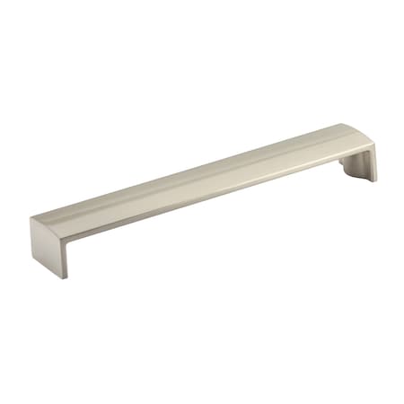 Richelieu 7 9/16 in (192 mm) Center-to-Center Brushed Nickel Contemporary Cabinet Pull BP1703192195
