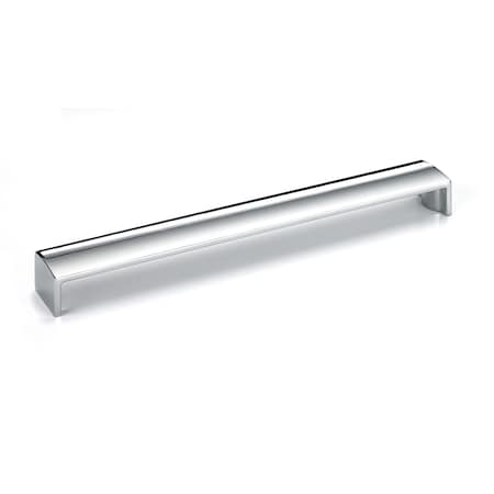 Richelieu 10-1/16 in. (256 mm) Center-to-Center Chrome Contemporary Drawer Pull BP1703256140