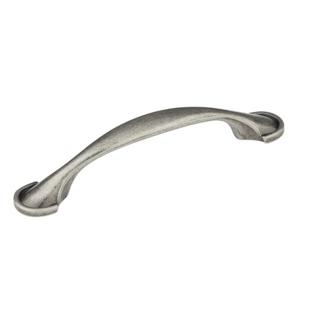 Richelieu 3-3/4 in. (96 mm) Center-to-Center Natural Iron Traditional Drawer Pull BP198396908