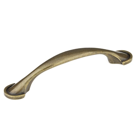 Richelieu 3-3/4 in. (96 mm) Center-to-Center Regency Brass Traditional Drawer Pull BP198396R3