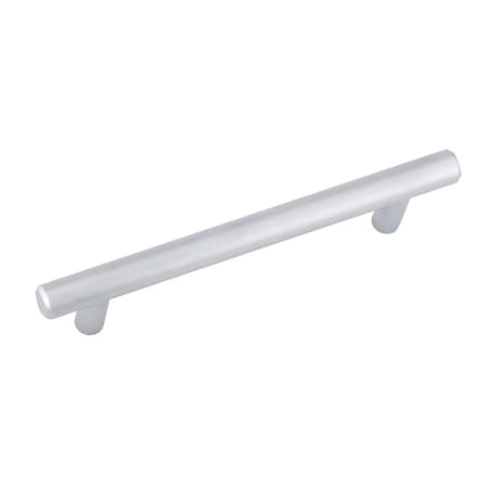 Richelieu 4 1/4 in (108 mm) Center-to-Center Matte Chrome Contemporary Cabinet Pull BP205108174