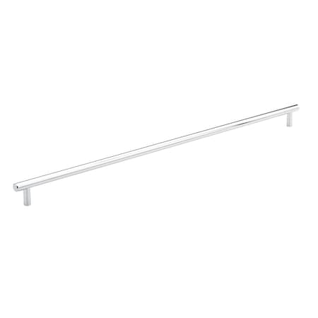 Richelieu 22-1/8 in. (562 mm) Center-to-Center Chrome Steel Contemporary Drawer Pull BP205562140