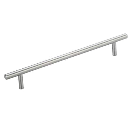 Richelieu 7-9/16 in. (192 mm) Center-to-Center Stainless Steel Contemporary Drawer Pull BP2102192170