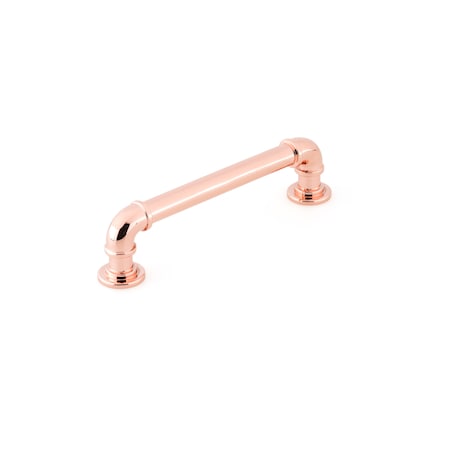 Richelieu 5 1/16 in (128 mm) Center-to-Center Polished Copper Eclectic Drawer Pull BP2209128191