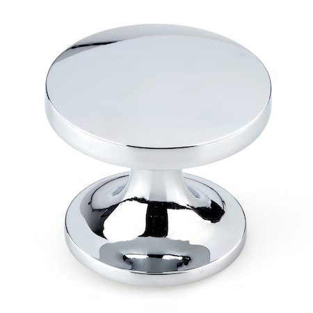 Richelieu 1 23/32 in (44 mm) Chrome Contemporary Cabinet Knob BP226544140