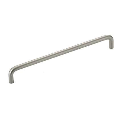 Richelieu 8 in. (203 mm) Center-to-Center Brushed Nickel Contemporary Drawer Pull BP228808195
