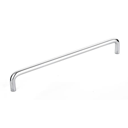 Richelieu 7 9/16 in (192 mm) Center-to-Center Chrome Contemporary Drawer Pull BP2288192140