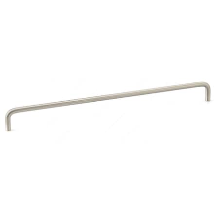 Richelieu 12-5/8 in. (320 mm) Center-to-Center Brushed Nickel Contemporary Drawer Pull BP2288320195