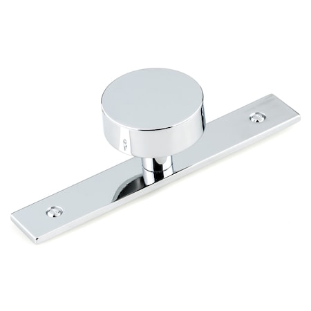 Richelieu 1 9/16 in (40 mm) Chrome Contemporary Cabinet Knob and Backplate BP229540140