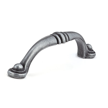 Richelieu 3-3/4 in. (96 mm) Center-to-Center Wrought Iron Traditional Drawer Pull BP2373896907