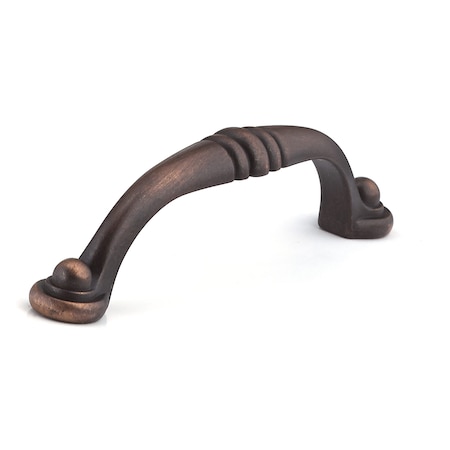 Richelieu 3-3/4 in. (96 mm) Center-to-Center Brushed Oil-Rubbed Bronze Traditional Drawer Pull BP2373896BORB