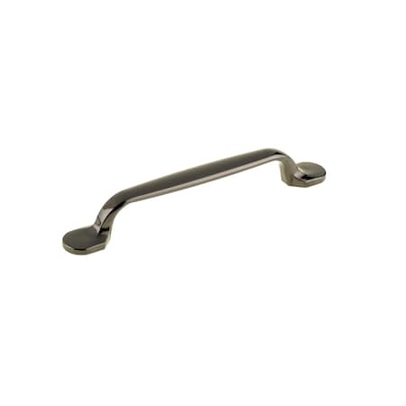 Richelieu 5 1/16 in (128 mm) Center-to-Center Black Nickel Traditional Drawer Pull BP2377512891